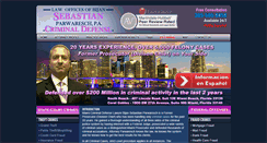 Desktop Screenshot of criminaldefensemiami.com