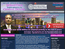 Tablet Screenshot of criminaldefensemiami.com